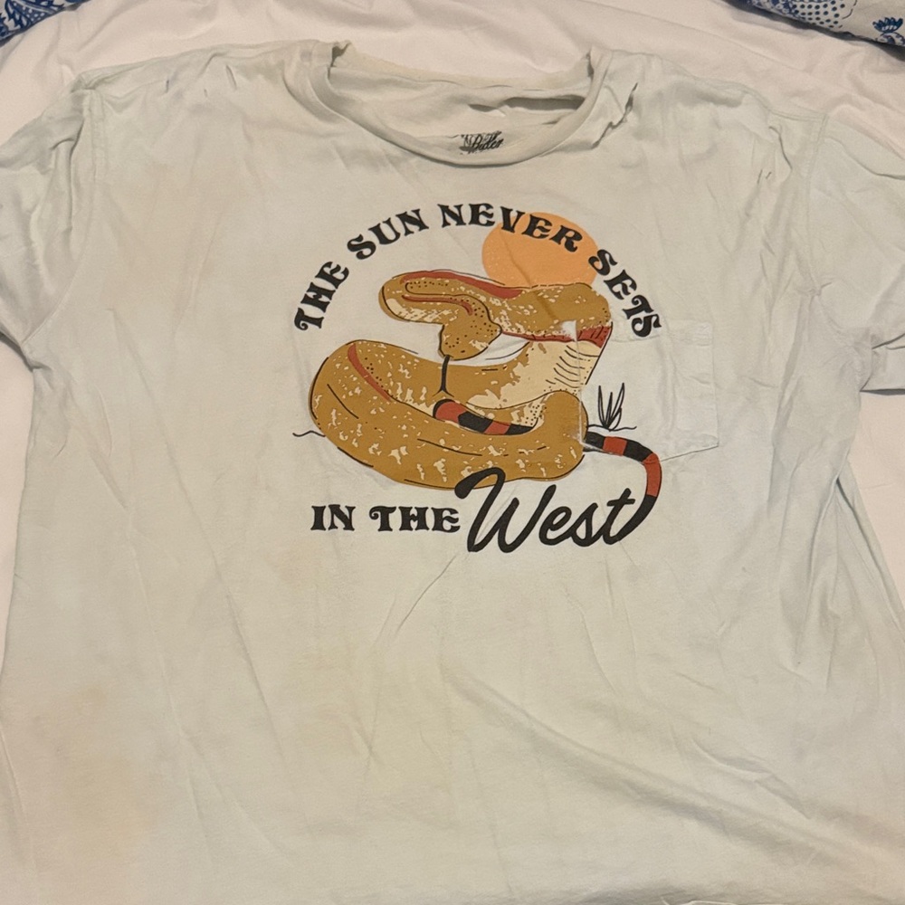 Midnight Rider Cream Snake Graphic Tee